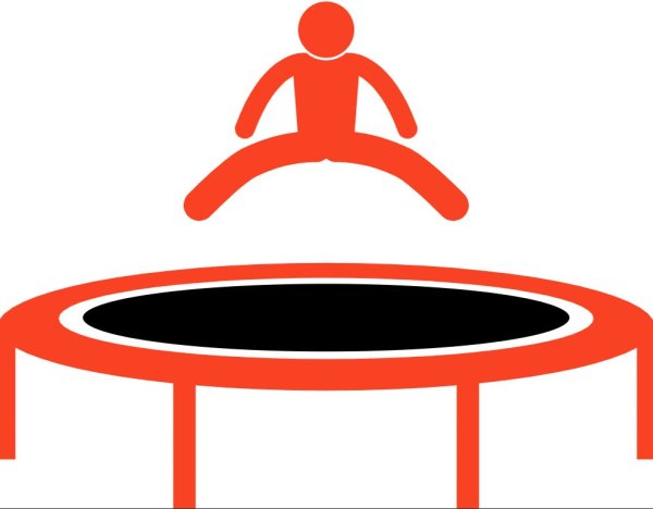 Батут значок