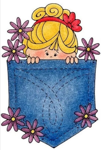 Карман мультяшный