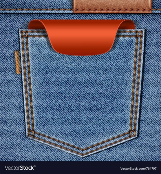 Карман джинсовый