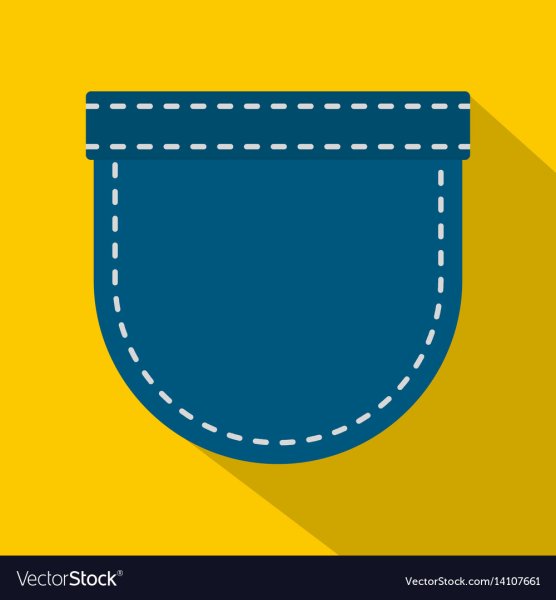 Карман джинс вектор