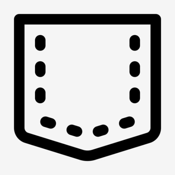 Накладные карманы иконка