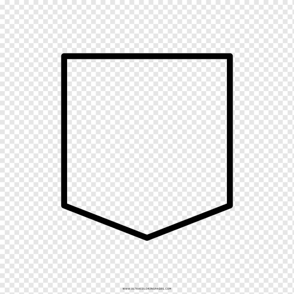 Карман черно белый