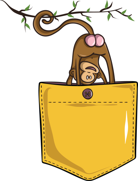 Покет мультяшный красивый