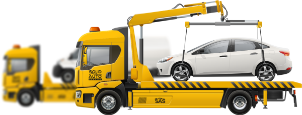 Грузовик эвакулатор чёрный