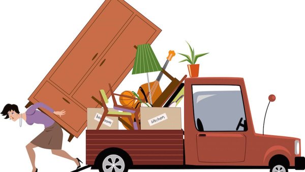 Переезд иллюстрация