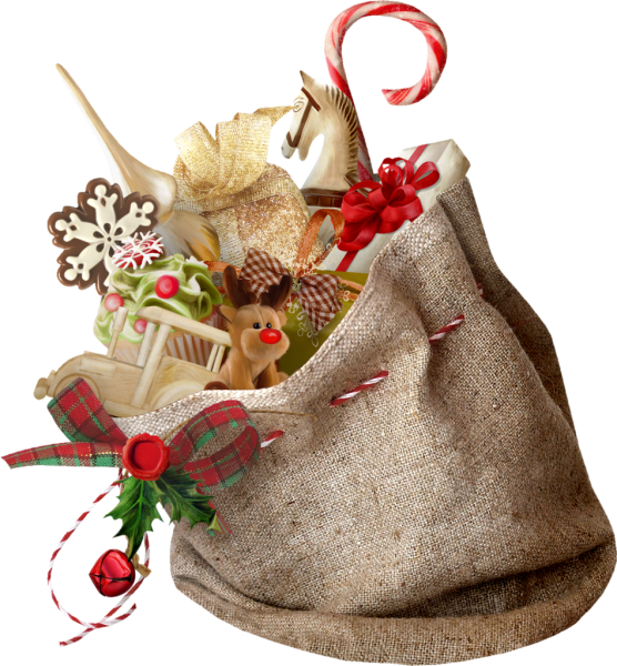 Новогодний мешок для подарков