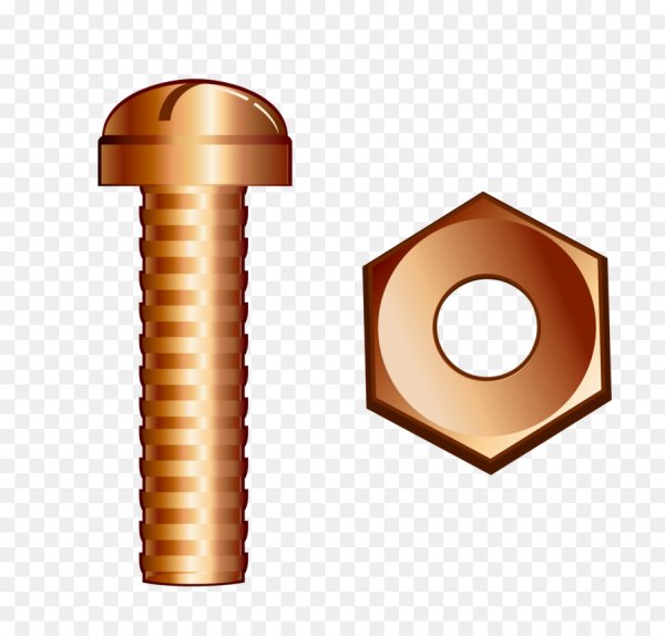 Болт и гайка вектор