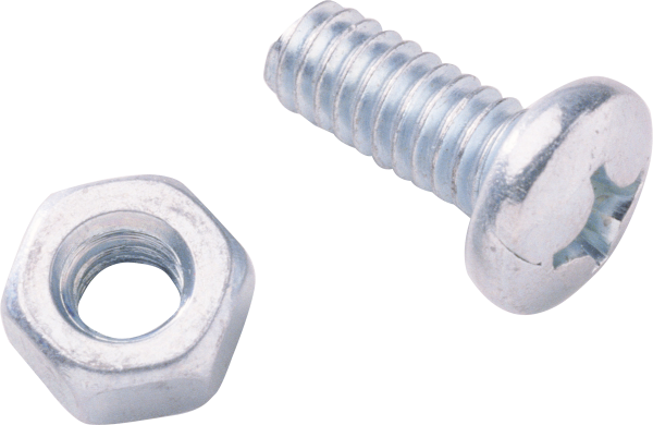 Шуруп с гайкой