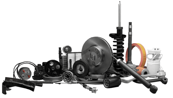 Запчасти на прозрачном фоне