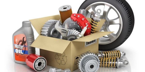 Автозапчасти на прозрачном фоне