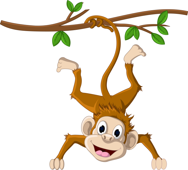 Обезьянка мультяшная