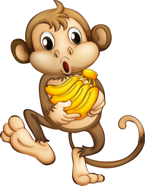 Обезьяны мультяшные