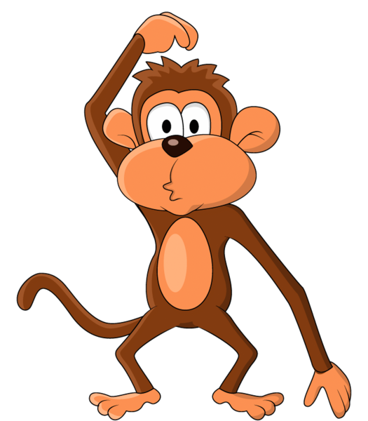 Мартышка мультяшная