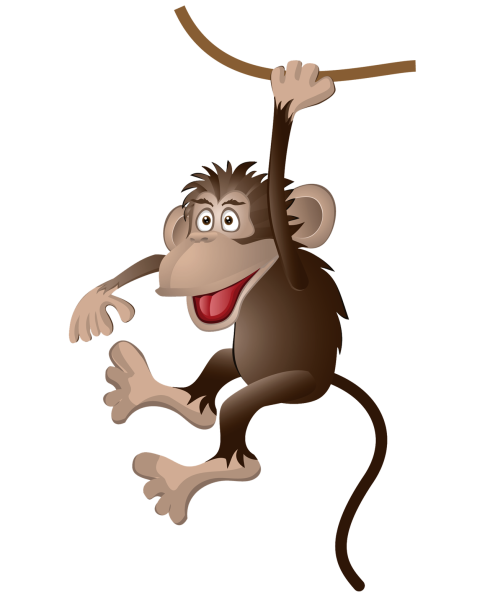 Мартышка мультяшная