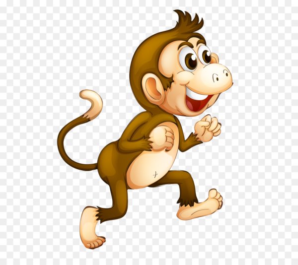 Обезьянка мультяшный