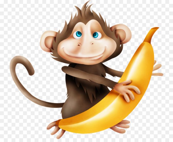 Обезьяна мультяшка