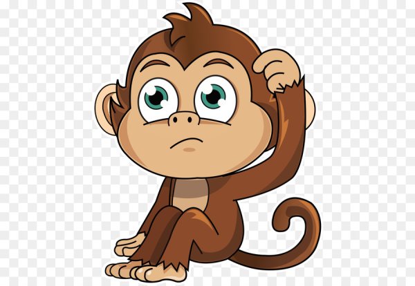 Стикеры обезьянка