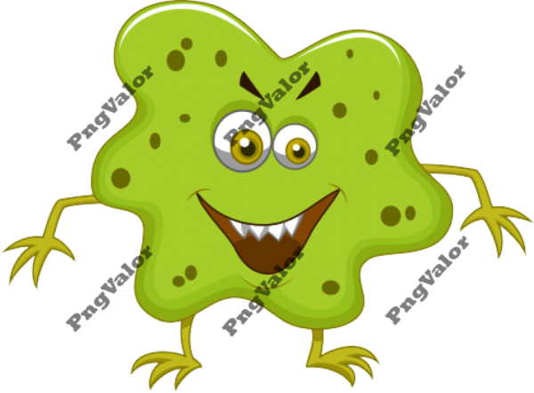 Бактерии мультяшные