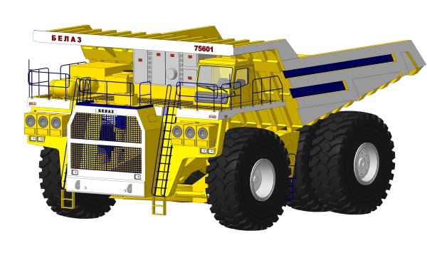 БЕЛАЗ-75710 модель