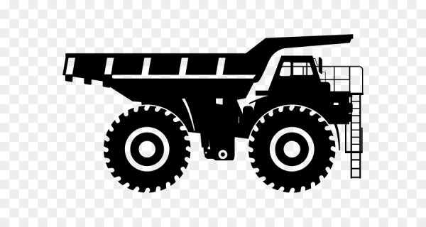 Силуэт БЕЛАЗА