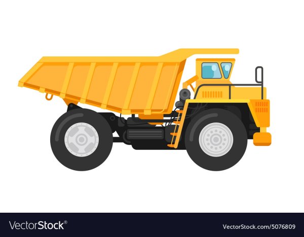 Карьерный самосвал вектор