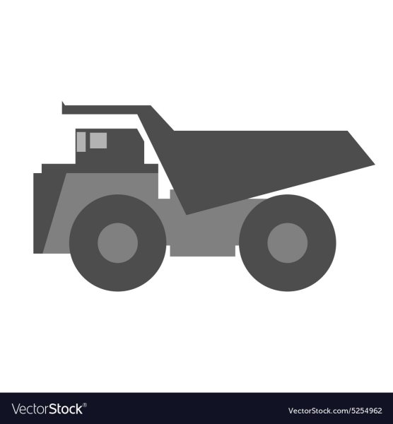 Самосвал силуэт