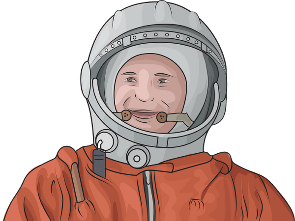 Юрий Гагарин клипарт