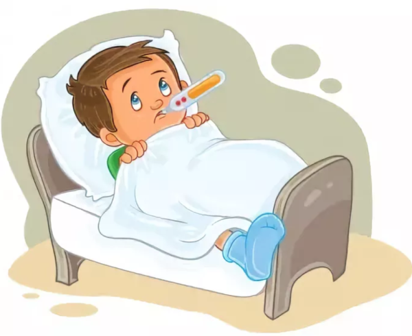 Больной человек мультяшный