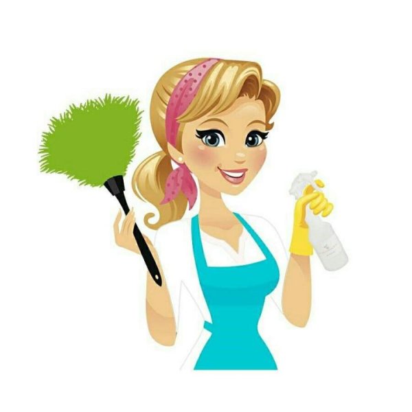 Девушка уборщица