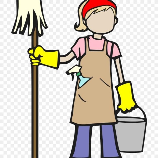 Уборка иллюстрация