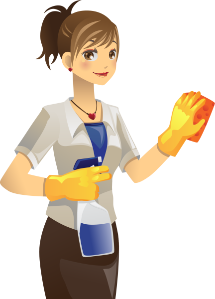 Уборка иллюстрация