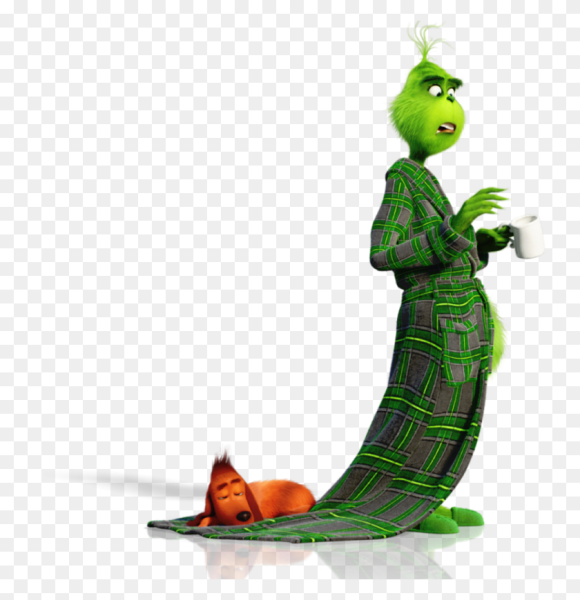 Гринч на белом фоне