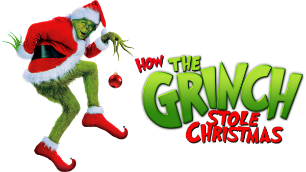 Гринч похититель Рождества на белом фоне