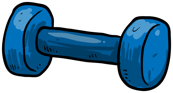 Гантели мультяшный