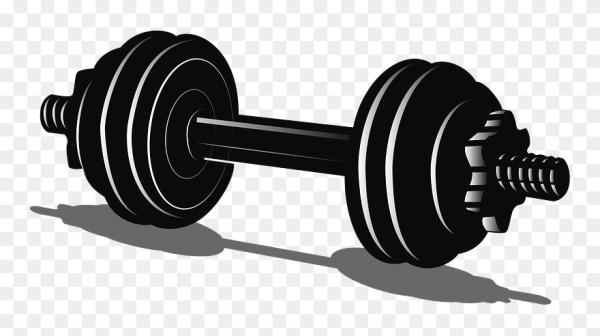 Силуэт гантели