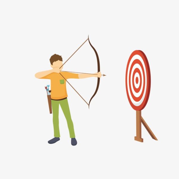 Стрельба из лука вектор