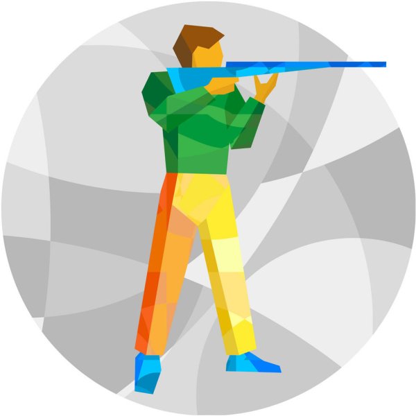 Стрельба логотип