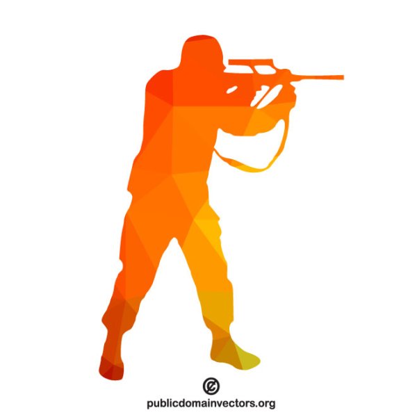 Стрелок силуэт