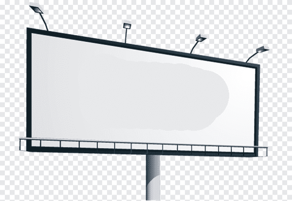 Билборд на прозрачном фоне