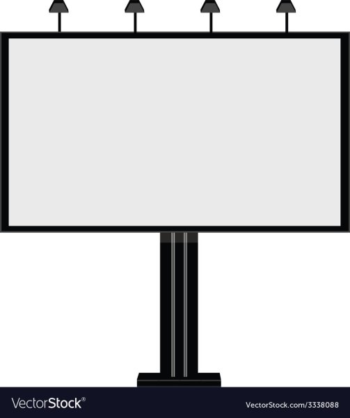 Рекламный щит вектор