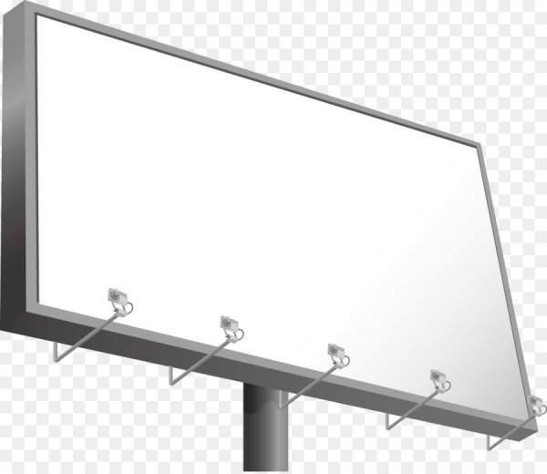 Рекламный щит без фона