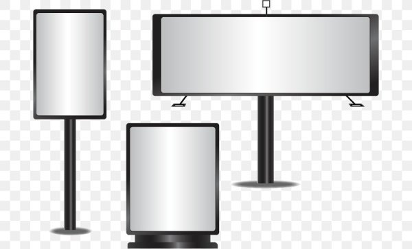 Рекламный щит без фона