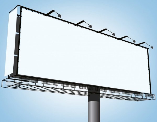 Уличные рекламные щиты