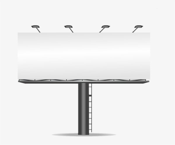Рекламный щит векторный