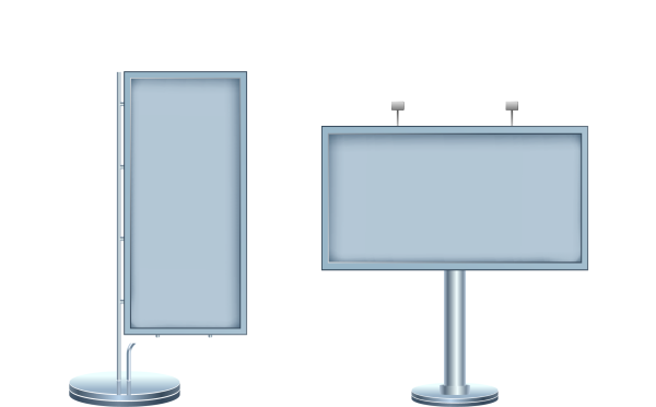 Вертикальный рекламный щит