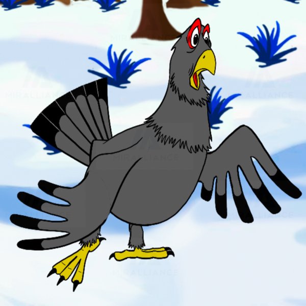 Глухарь вектор