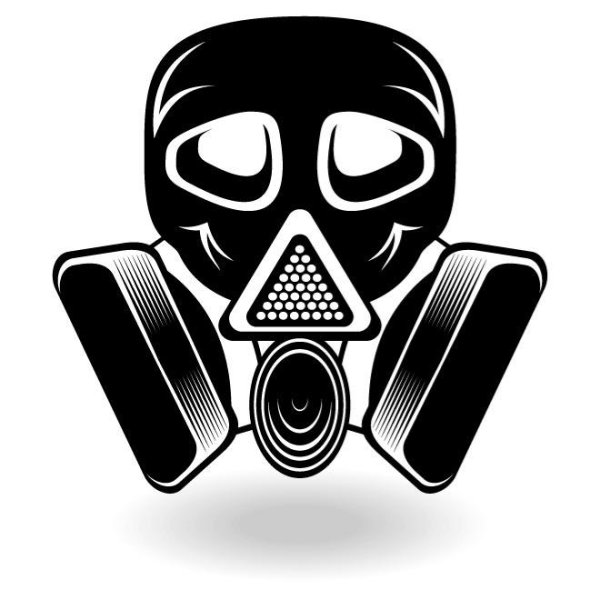 Противогаз вектор