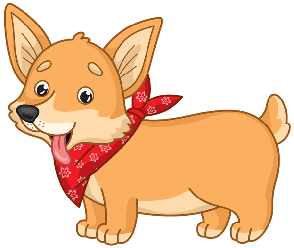 Корги мультяшка