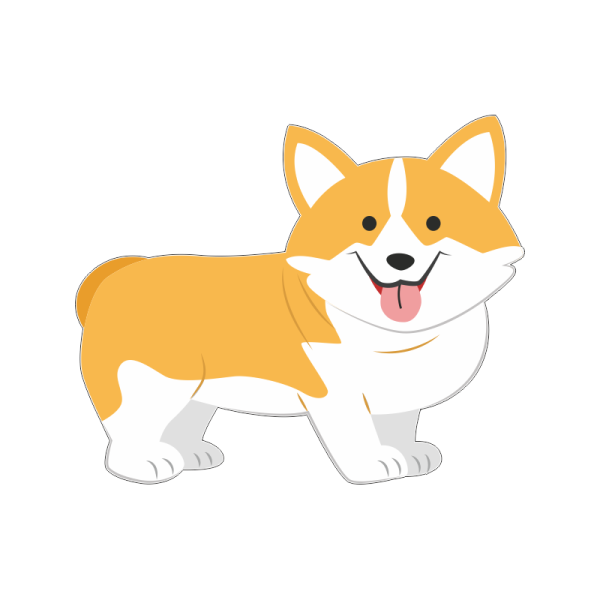 Вельш корги Стикеры