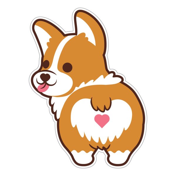 Наклеечки с корги